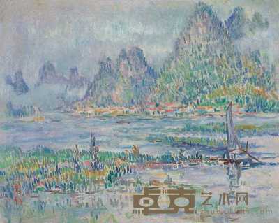 周碧初 风景 29×36cm